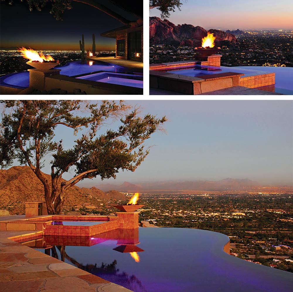Unique Landscape's cliff side pool