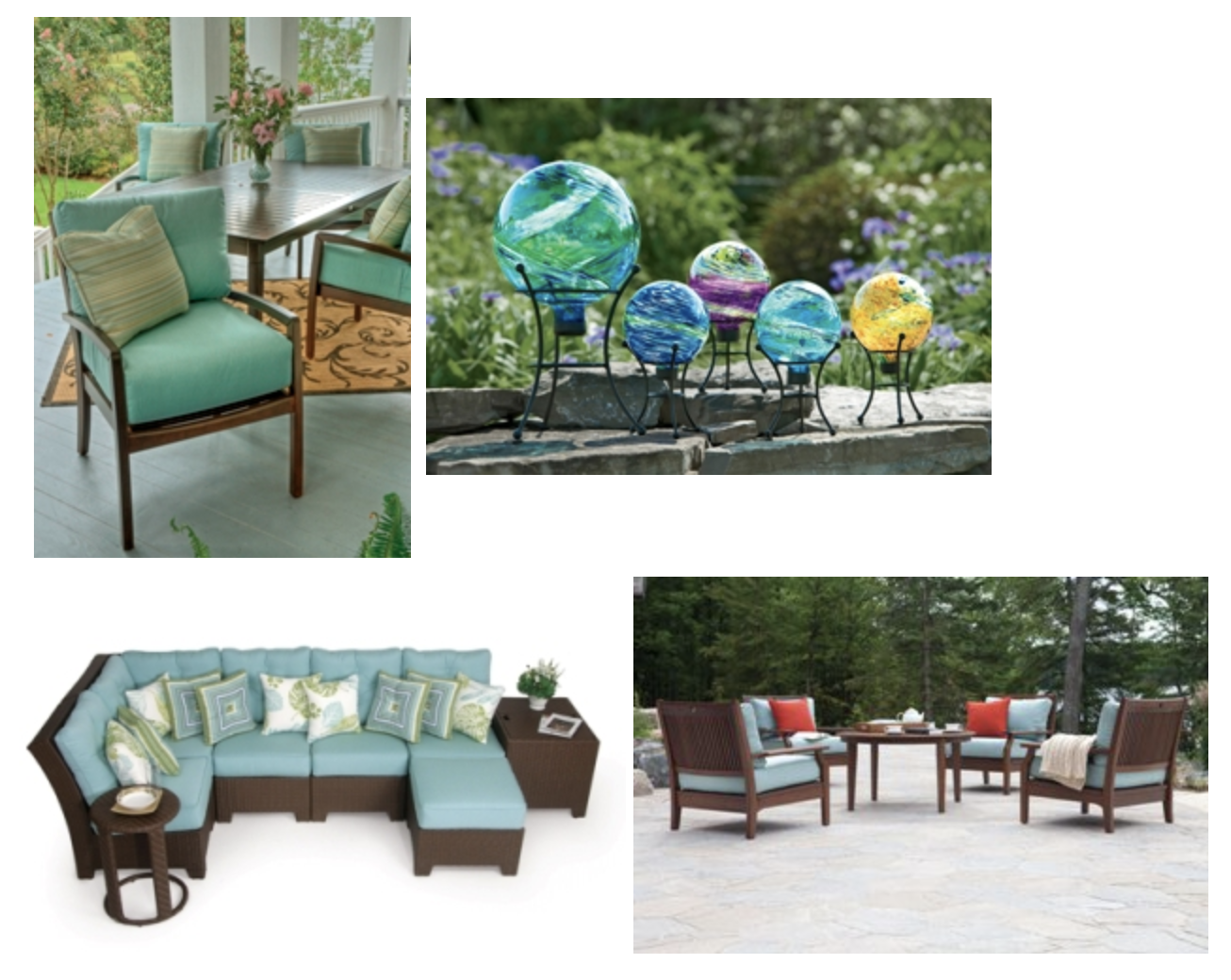 Top 10 Color Trends For Your Outdoor Space Luxury Pools Top Left Photo Courtesy Of New River Casual Furniture Photography By Wayne Donelsen Deanne Co Right Gardener S Supply