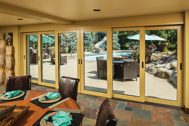 Walls Of Glass Luxury Pools Outdoor Living Kolbe Open And Closed Multislide Pocket Doors